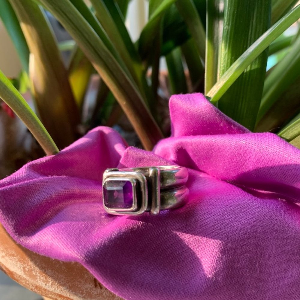 Sterling Silver Amethyst Ring